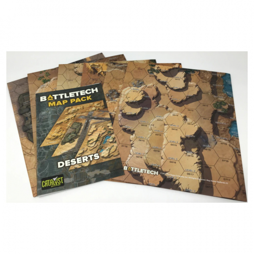 BattleTech: Map Pack - Deserts (Exp.) i gruppen SELSKABSSPIL / Udvidelser hos Spelexperten (CAT35154)