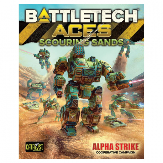 BattleTech: Alpha Strike - Aces: Scouring Sands (Exp.) i gruppen SELSKABSSPIL / Spilserier / BattleTech hos Spelexperten (CAT35490)