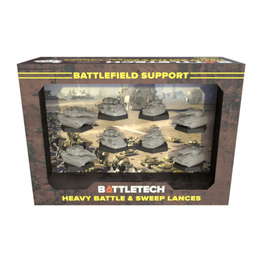 BattleTech: Battlefield Support - Heavy Battle & Sweep Lances (Exp.) i gruppen SELSKABSSPIL / Udvidelser hos Spelexperten (CAT35778)