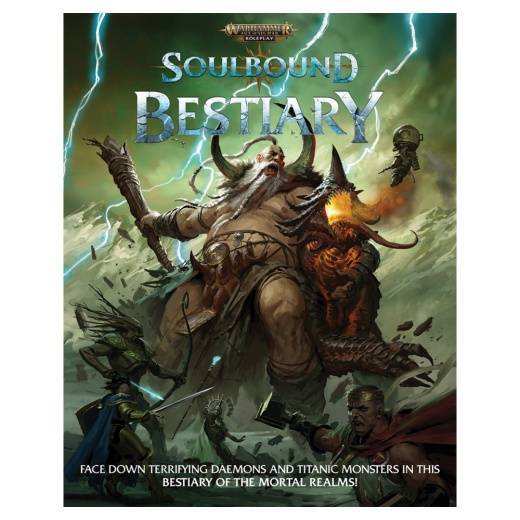 Warhammer Age of Sigmar: Soulbound - Bestiary i gruppen SELSKABSSPIL / Rollespil / Warhammer Age of Sigmar hos Spelexperten (CB72519)