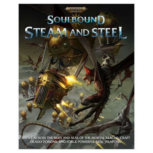 Warhammer Age of Sigmar: Soulbound - Steam and Steel i gruppen SELSKABSSPIL / Rollespil / Warhammer Age of Sigmar hos Spelexperten (CB72530)