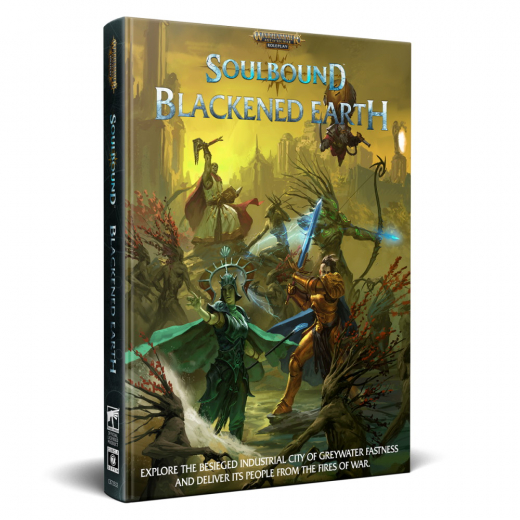 Warhammer Age of Sigmar: Soulbound - Blackened Earth i gruppen SELSKABSSPIL / Rollespil / Warhammer Age of Sigmar hos Spelexperten (CB72532)
