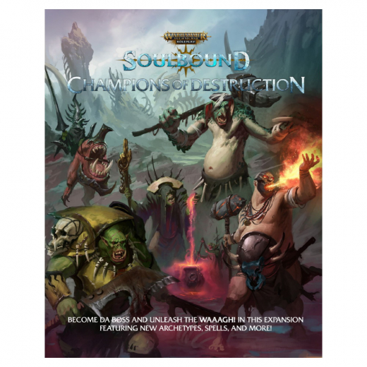 Warhammer Age of Sigmar: Soulbound - Champions of Destruction i gruppen SELSKABSSPIL / Rollespil / Warhammer Age of Sigmar hos Spelexperten (CB72534)