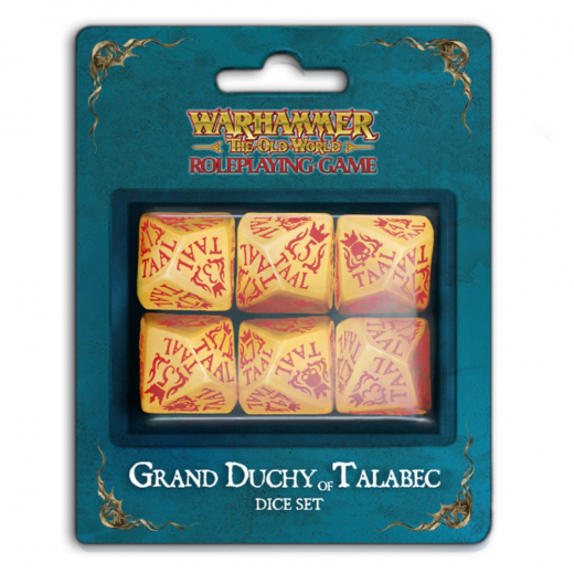Warhammer: The Old World RPG - Grand Duchy of Talabec Dice Set i gruppen SELSKABSSPIL / Rollespil hos Spelexperten (CB72912)