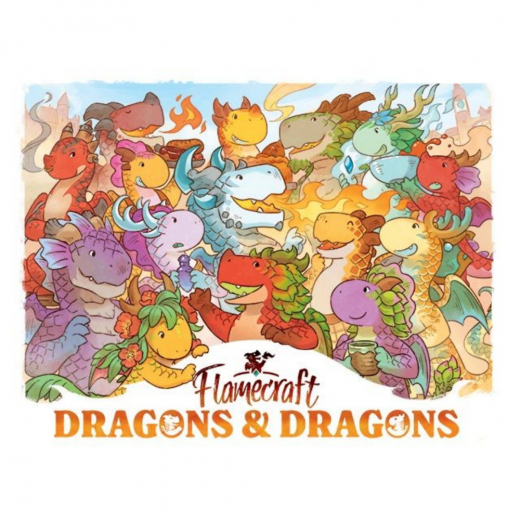 Flamecraft: Dragons & Dragons (Exp.) i gruppen SELSKABSSPIL / Udvidelser hos Spelexperten (CBA03DNDX)