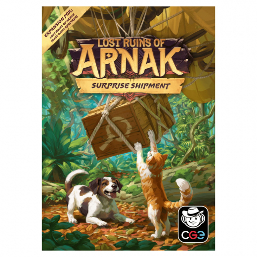 Lost Ruins of Arnak: Surprise Shipment (Exp.) i gruppen SELSKABSSPIL / Udvidelser hos Spelexperten (CGE00150)