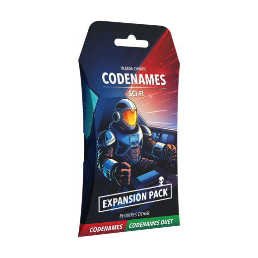 Codenames: Sci-Fi (Exp.) (EN) i gruppen SELSKABSSPIL / Spilserier / Codenames hos Spelexperten (CGE0140)