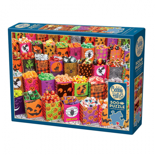 Cobble Hill Halloween Treats 500 Brikker i gruppen PUSLESPIL / < 750 brikker hos Spelexperten (CH45004)