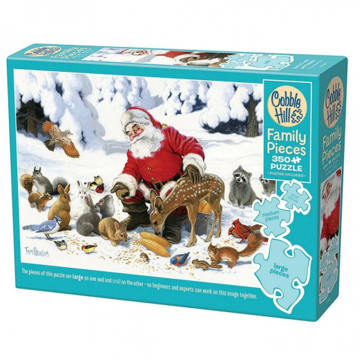 Cobble Hill Santa Claus And Friends 350 brikker i gruppen PUSLESPIL / < 750 brikker hos Spelexperten (CH47028)