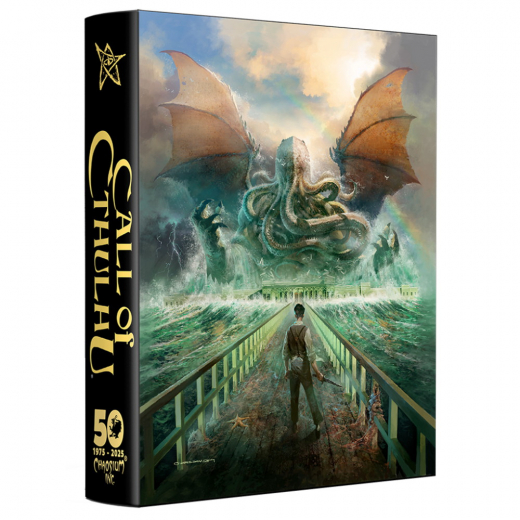 Call of Cthulhu RPG: Chaosium 50th Anniversary Slipcase Set i gruppen SELSKABSSPIL / Rollespil / Call of Cthulhu hos Spelexperten (CHA23192-X)