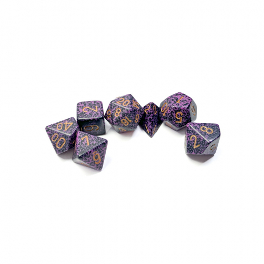 Dice Set 7 Speckled Hurricane i gruppen SELSKABSSPIL / Tilbehør / Terninger & tilbehør hos Spelexperten (CHX25317)