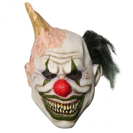 Latex Clown Mask Ice Cream i gruppen LEGETØJ / Maskerade / Masker hos Spelexperten (CLO-ICE)