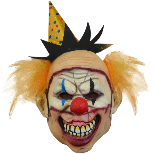 Latex Clown Mask Happy Smile i gruppen LEGETØJ / Maskerade / Masker hos Spelexperten (CLO-SMI)