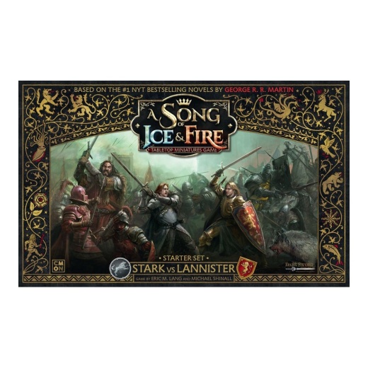 A Song of Ice & Fire: Miniatures Game - Stark vs Lannister Starter Set i gruppen SELSKABSSPIL / Strategispil hos Spelexperten (CMNSIF001)