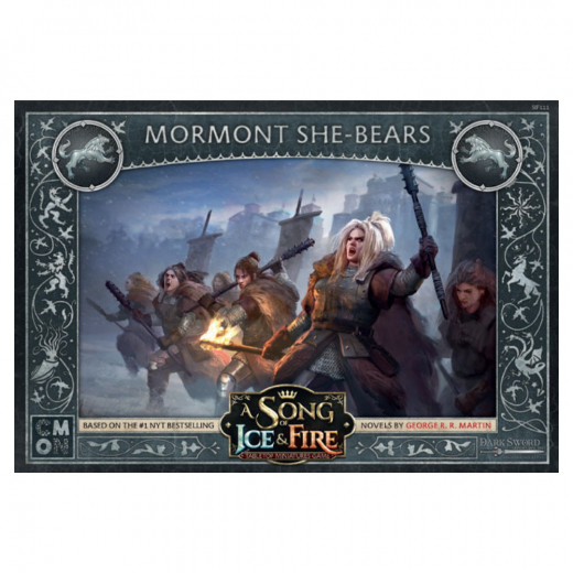 A Song of Ice & Fire: Miniatures Game - Mormont She-Bears (Exp.) i gruppen SELSKABSSPIL / Udvidelser hos Spelexperten (CMNSIF111)