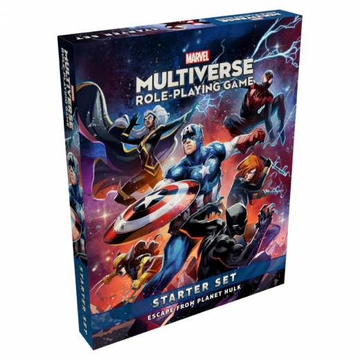 Marvel Multiverse RPG: Starter Set - Escape From Planet Hulk i gruppen SELSKABSSPIL / Rollespil hos Spelexperten (CMONMMV002)