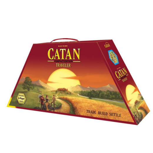 Catan: Traveler - Compact Edition i gruppen SELSKABSSPIL / Strategispil hos Spelexperten (CN3103)