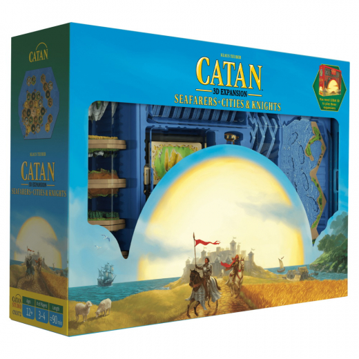 Catan 3D Edition: Seafarers + Cities & Knights (Exp.) (EN) i gruppen SELSKABSSPIL / Udvidelser hos Spelexperten (CN3172)