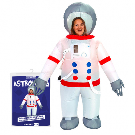 sjældenhed Legepladsudstyr foran Oppustelig Astronaut kostume