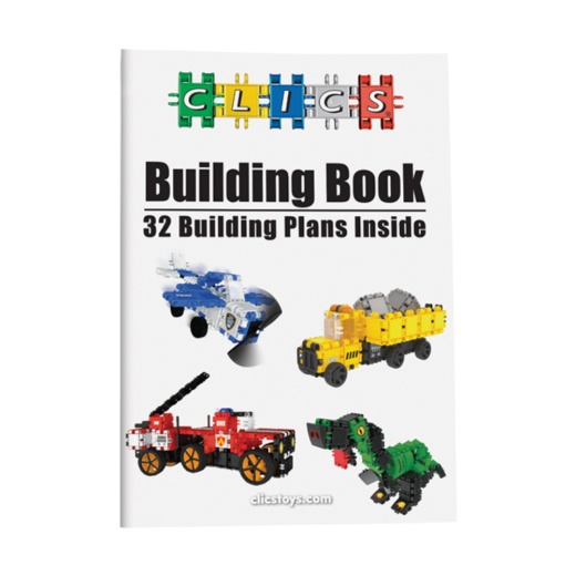 Clics - Building Book 2 - 32 Konstruktioner i gruppen LEGETØJ / Byggeklodser / Clics hos Spelexperten (CP017)