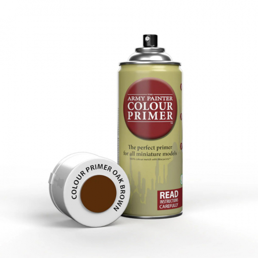 Army Painter: Colour Primer Spray - Oak Brown i gruppen SELSKABSSPIL / Tilbehør / Andet hos Spelexperten (CP3030)