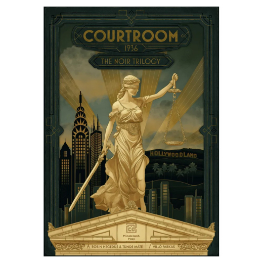 Courtroom 1936: The Noir Trilogy i gruppen SELSKABSSPIL / Strategispil hos Spelexperten (CR01EN)
