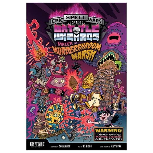 Epic Spell Wars of the Battle Wizards: Melee at Murdershroom Marsh i gruppen SELSKABSSPIL / Strategispil hos Spelexperten (CRY02192)