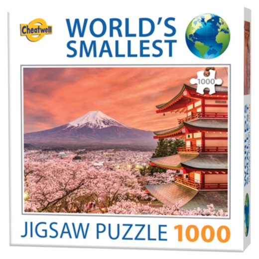 Verdens mindste puslespil: Mount Fuji, Japan 1000 brikker i gruppen PUSLESPIL / 1000 brikker hos Spelexperten (CW13213)