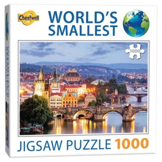 Verdens mindste puslespil: Prague Bridges 1000 brikker i gruppen PUSLESPIL / 1000 brikker hos Spelexperten (CW13992)