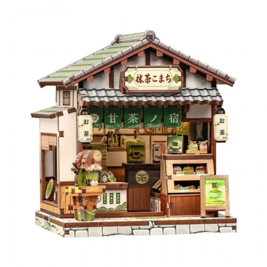 Cutebee Book Nook - Kyoto Matcha Cottage i gruppen PUSLESPIL / Book Nook / hos Spelexperten (CWGA116)