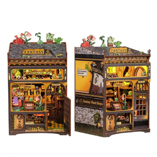 Cutebee Book Nook - Fantasy Plant Shop i gruppen PUSLESPIL / Book Nook / hos Spelexperten (CWGA203)