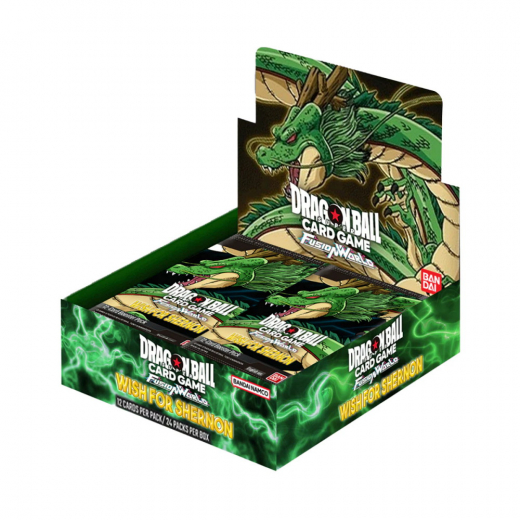 Dragon Ball Super Card Game: Fusion World - Wish For Shenron Display FB07 i gruppen SELSKABSSPIL / Kortspil hos Spelexperten (DBSFB07-DIS)