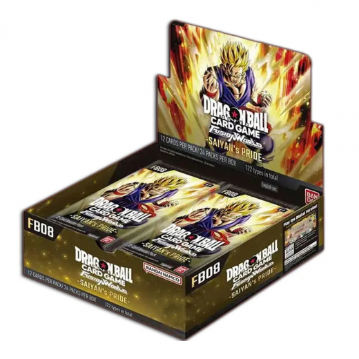 Dragon Ball Super Card Game: Fusion World - Saiyan's Pride Display FB08 i gruppen SELSKABSSPIL / Kortspil hos Spelexperten (DBSFB08-DIS)
