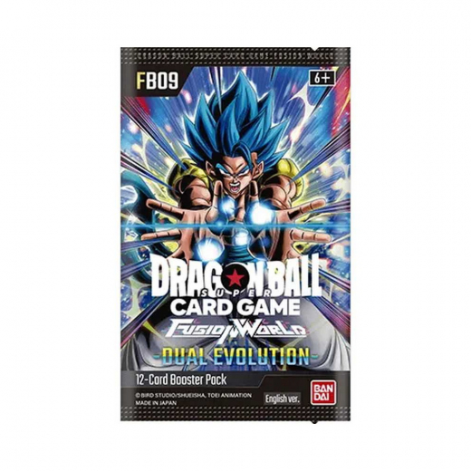 Dragon Ball Super Card Game: Fusion World - Dual Evolution Booster Pack FB09 i gruppen SELSKABSSPIL / Kortspil hos Spelexperten (DBSFB09-BOS)