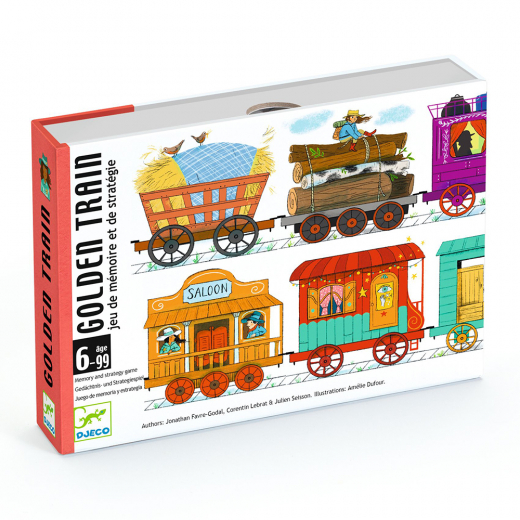 Golden Train Memory i gruppen SELSKABSSPIL / Kortspil hos Spelexperten (DJ05084)