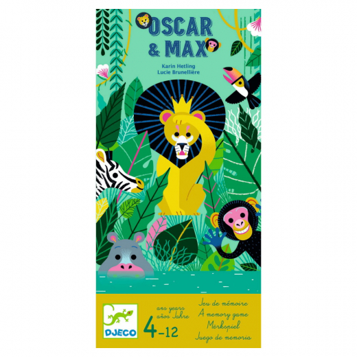 Oscar & Max Memory i gruppen SELSKABSSPIL / Børnespil hos Spelexperten (DJ08575)