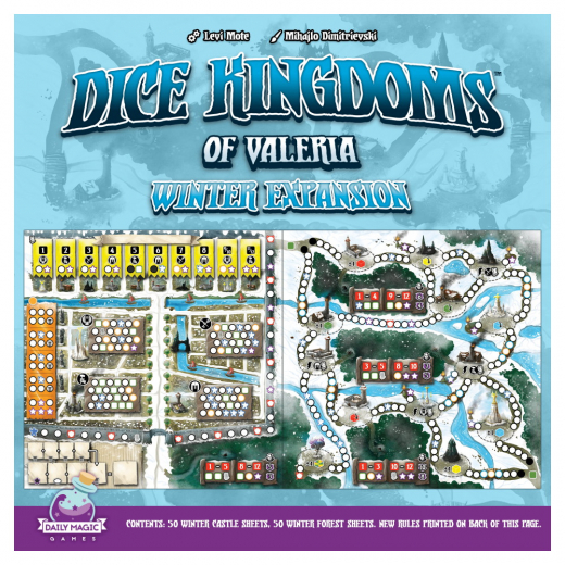 Dice Kingdoms of Valeria: Winter Expansion i gruppen SELSKABSSPIL / Udvidelser hos Spelexperten (DMGDKOV003)