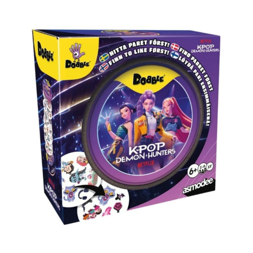 Dobble: K-Pop Demon Hunters (DK) i gruppen SELSKABSSPIL / Kortspil hos Spelexperten (DOBKDH07ML1)
