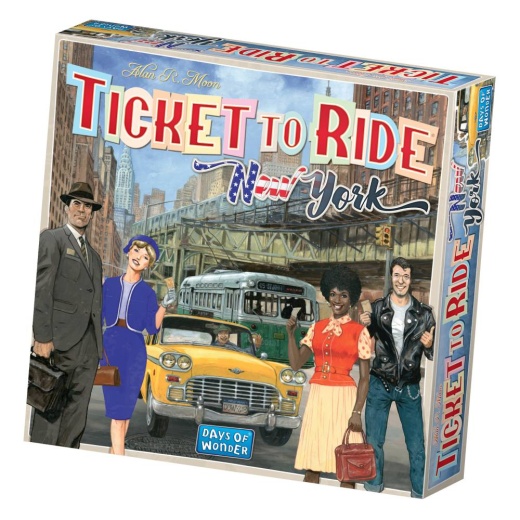 Ticket To Ride: New York (EN) i gruppen SELSKABSSPIL / Familiespil hos Spelexperten (DOW720060)