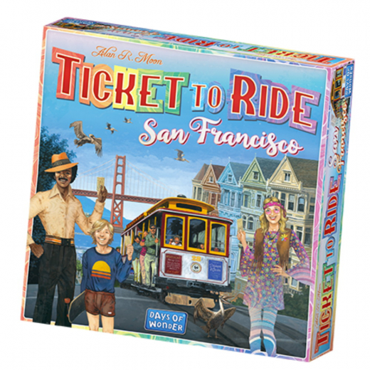 Ticket to Ride: San Francisco (DK) i gruppen SELSKABSSPIL / Familiespil hos Spelexperten (DOW720064)