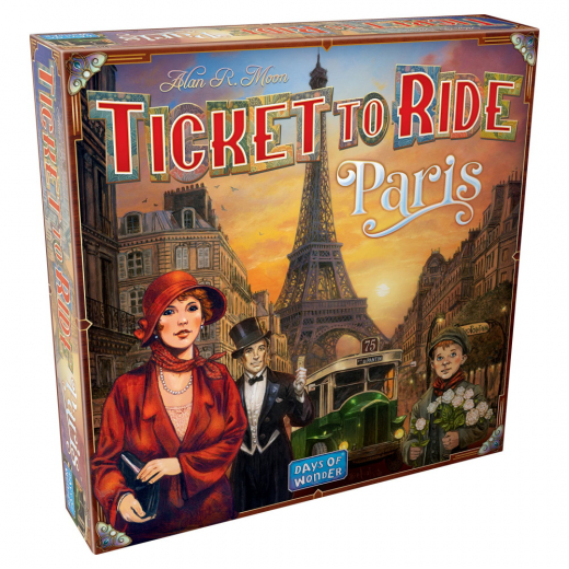 Ticket To Ride: Paris (Eng) i gruppen SELSKABSSPIL / Familiespil hos Spelexperten (DOW720066)