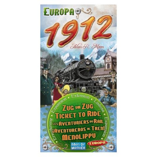 Ticket To Ride Europa 1912 (Exp.) i gruppen SELSKABSSPIL / Udvidelser hos Spelexperten (DOW72011)