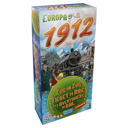 Ticket To Ride Europa 1912 (Exp.) i gruppen SELSKABSSPIL / Udvidelser hos Spelexperten (DOW72011)