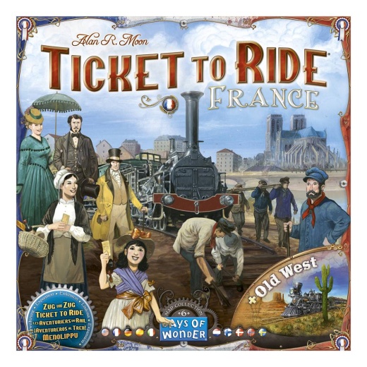 Ticket to Ride: France & Old West (Exp.) (DK) i gruppen SELSKABSSPIL / Udvidelser hos Spelexperten (DOW720128)