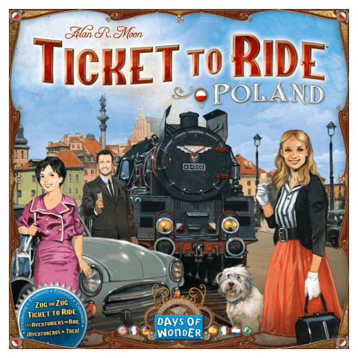 Ticket to Ride: Poland (Exp.) i gruppen SELSKABSSPIL / Udvidelser hos Spelexperten (DOW720129)
