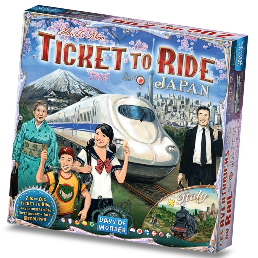 Ticket to Ride Japan & Italy (Exp.) i gruppen SELSKABSSPIL / Familiespil hos Spelexperten (DOW720132)