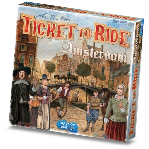 Ticket To Ride - Amsterdam (EN) i gruppen SELSKABSSPIL / Familiespil hos Spelexperten (DOW720163)