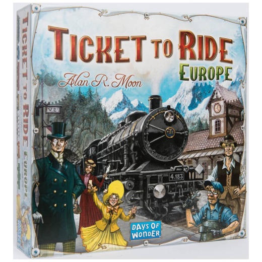 Ticket To Ride Europe (DK) i gruppen SELSKABSSPIL / Strategispil hos Spelexperten (DOW7202S)