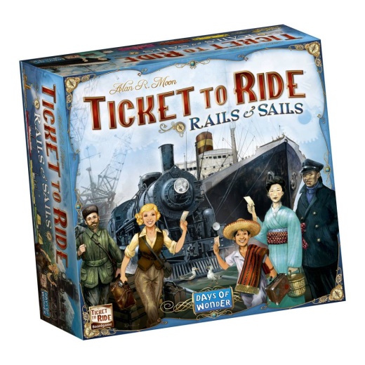 Ticket to Ride: Rails & Sails (DK) i gruppen SELSKABSSPIL / Strategispil hos Spelexperten (DOW720926)