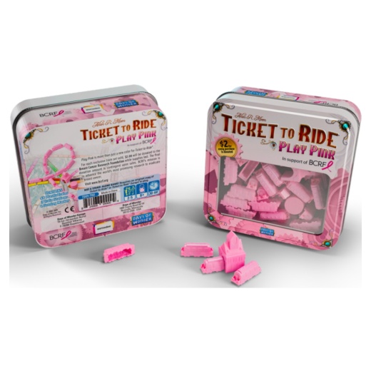 Ticket to Ride: Play Pink (Exp.) i gruppen  hos Spelexperten (DOW7291)